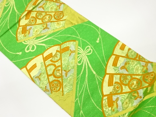 JAPANESE FUKURO OBI / REVERSIBLE / WOVEN PHOENIX